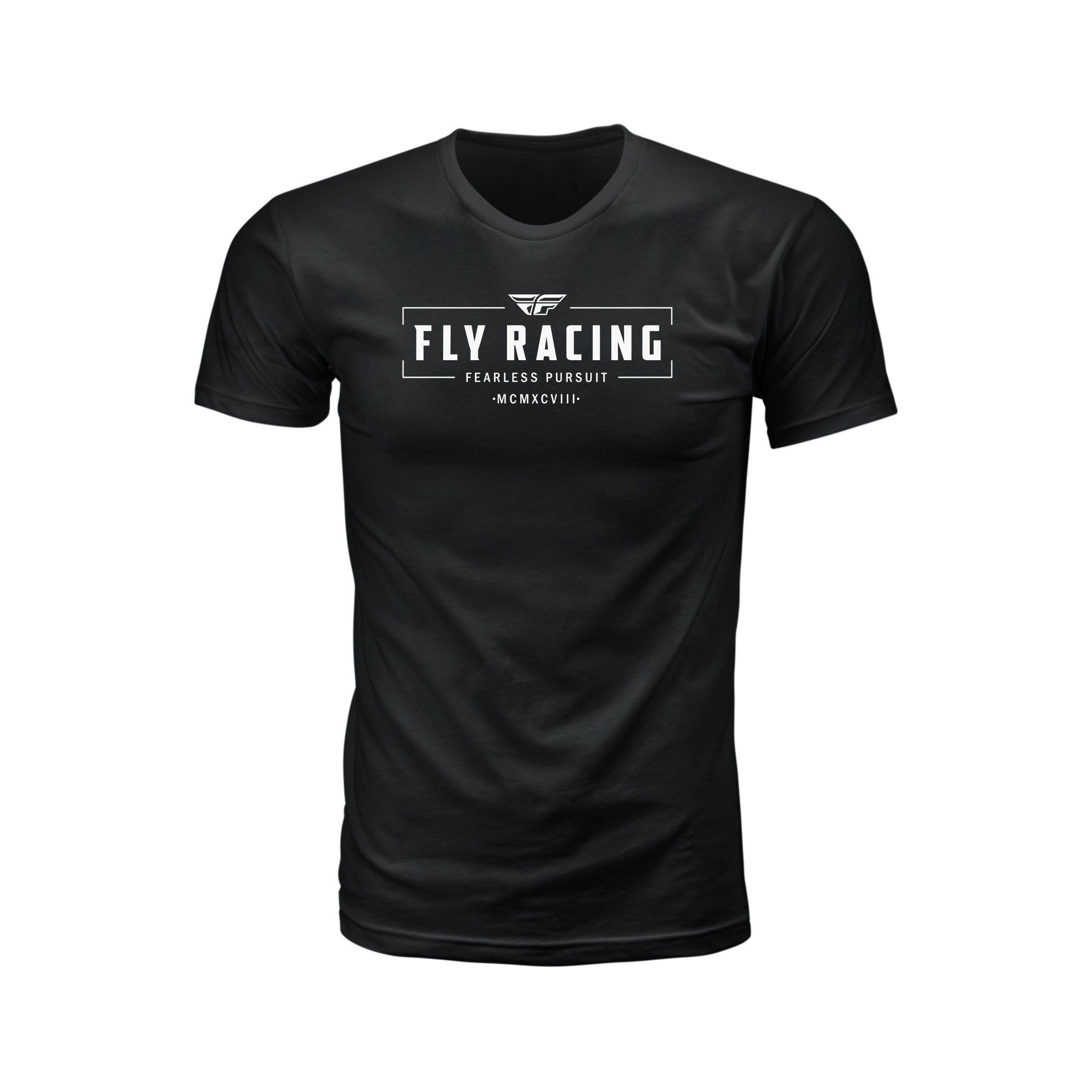 FLY MOTTO TEE BLACK XL - 352-0060X