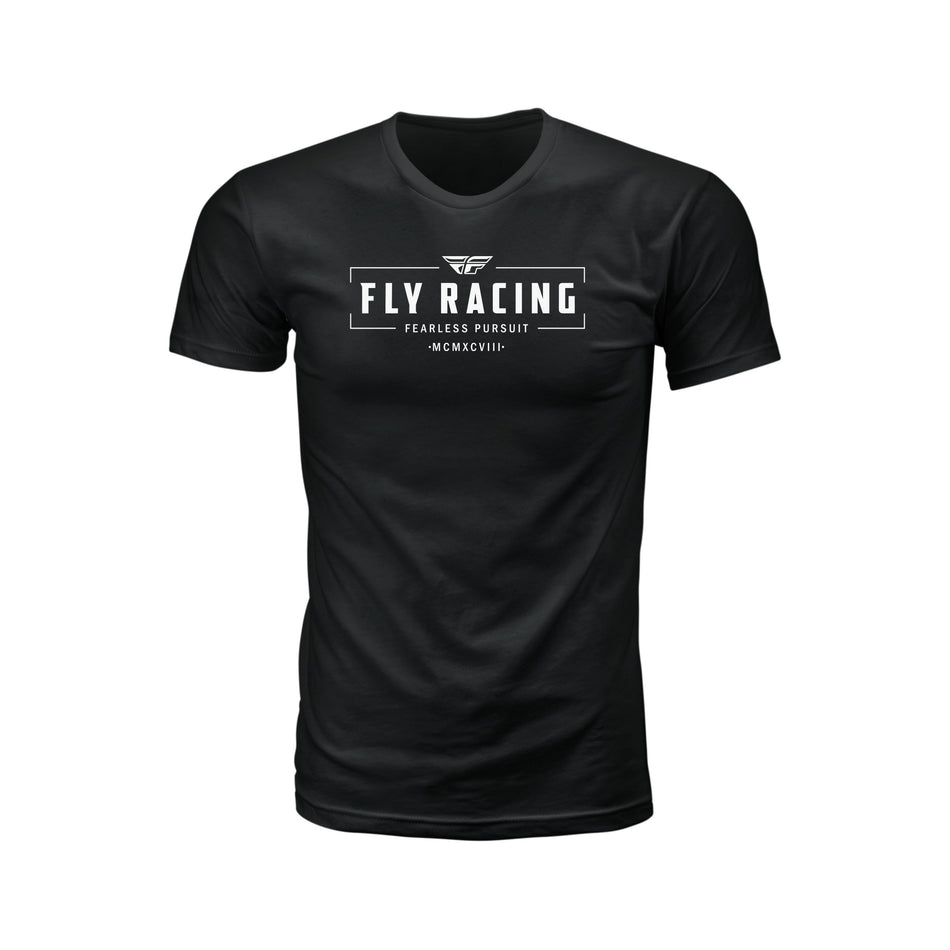 FLY MOTTO TEE BLACK XL - 352-0060X