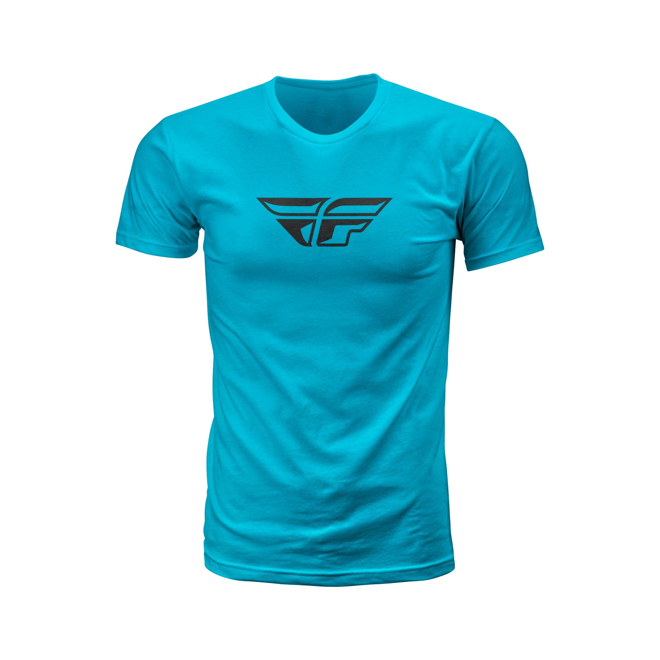 FLY F-WING TEE TURQUOISE XL - 352-0618X