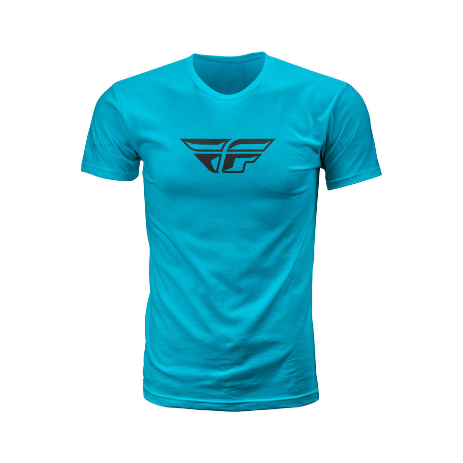FLY F-WING TEE TURQUOISE XL - 352-0618X