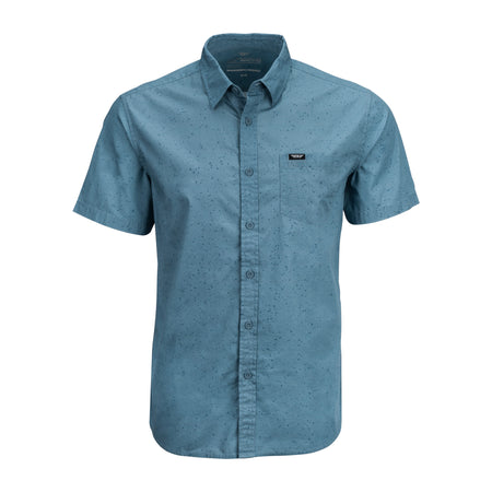 FLY BUTTON UP SHIRT INDIGO BLUE 3X - 352-62043X