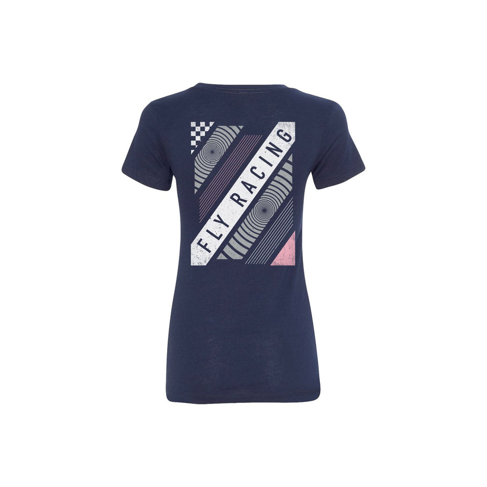 WOMEN'S FLY PULSE TEE NAVY XL - 356-0088X-1