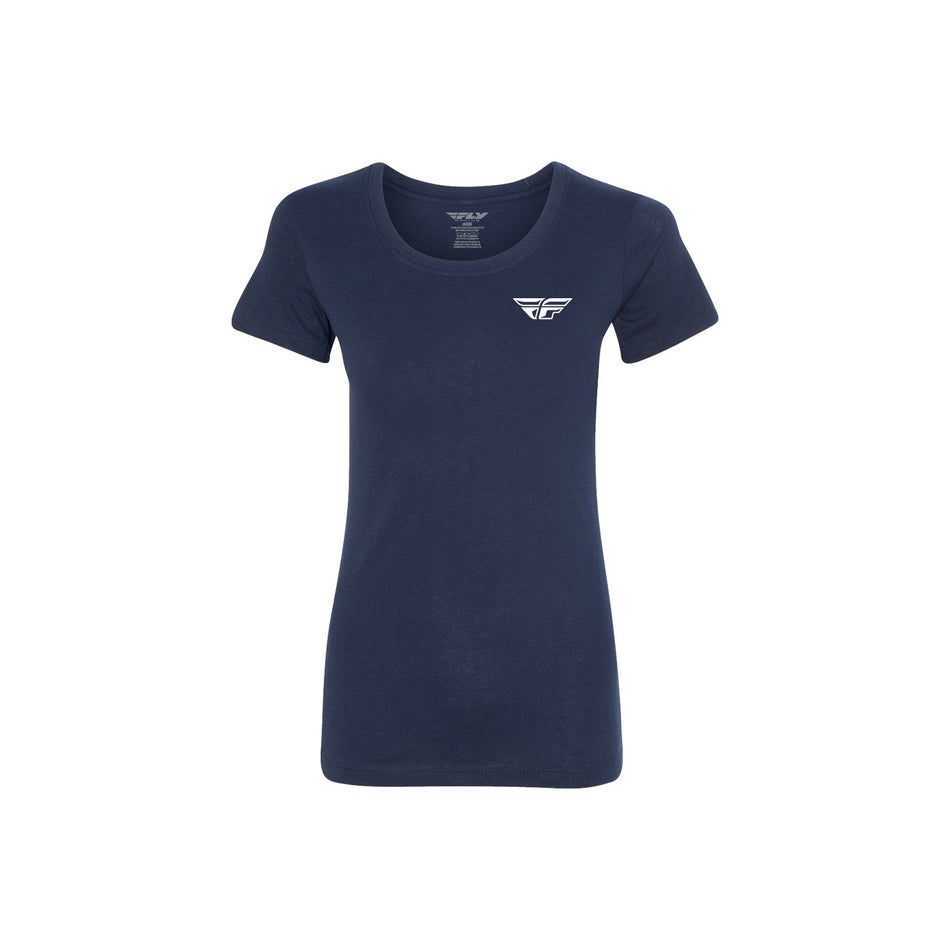 WOMEN'S FLY PULSE TEE NAVY XL - 356-0088X