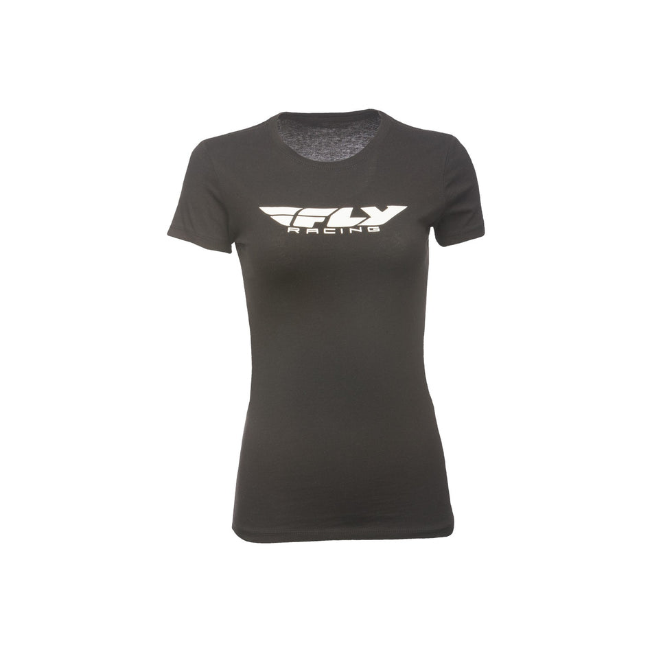 WOMEN'S FLY CORPORATE TEE BLACK XL - 356-0370X