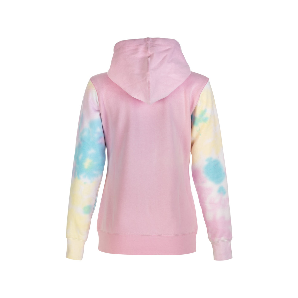 WOMEN'S FLY TIE-DYE ZIP UP HOODIE PINK/YELLOW/BLUE XL - 358-0071X-1