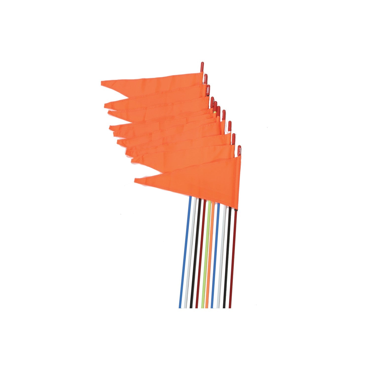 SAFETY FLAGS SPRING MOUNT BLACK 7' 10/PK - 36-20950