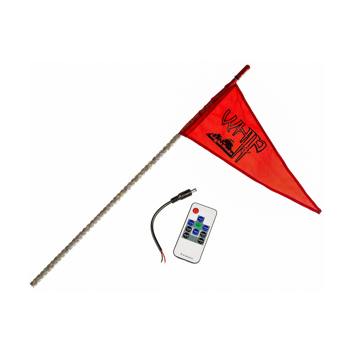 WHITE 3FT LED FLAG - 36-2130