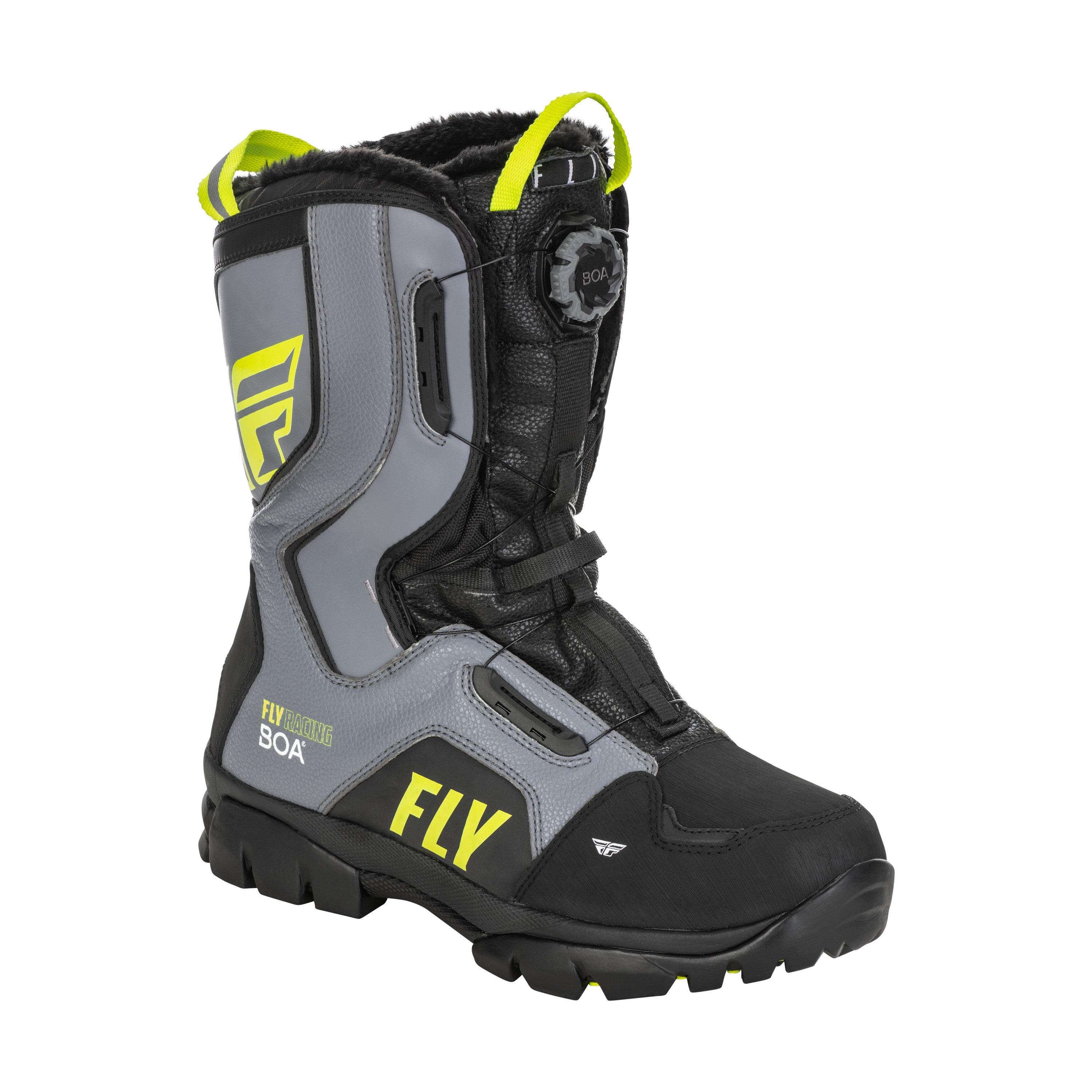 MARKER BOA BOOT BLACK/GREY/HI-VIS SZ 08 - 361-96708
