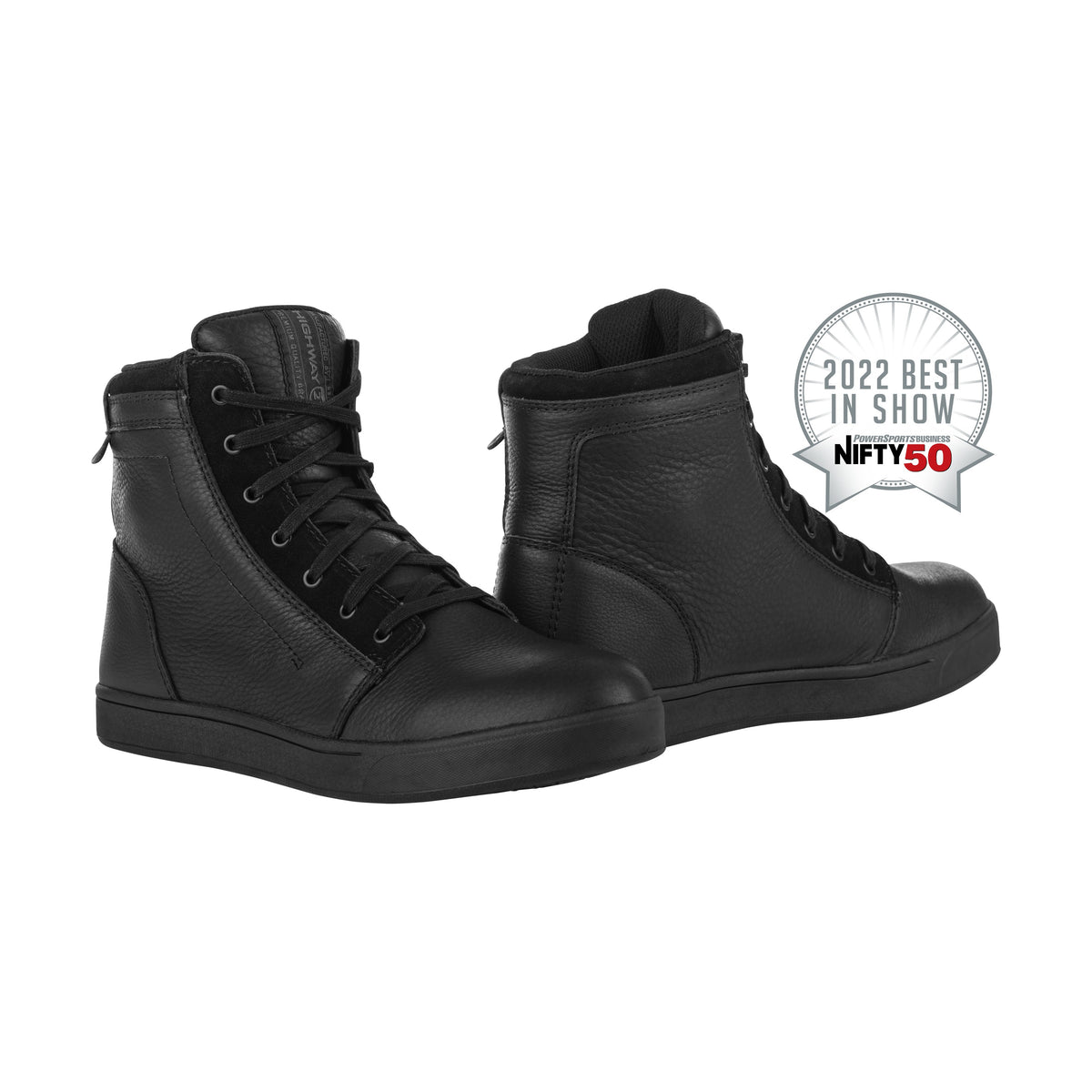 AXLE LEATHER WATERPROOF SHOES BLACK/BLACK SZ 05 - 361-99605-1