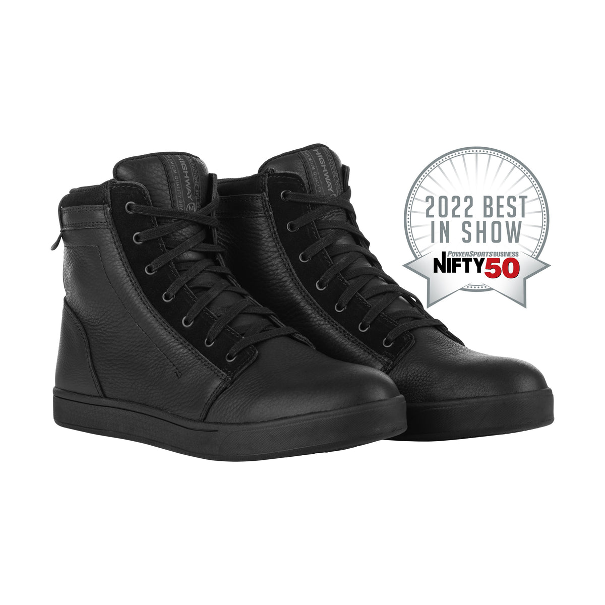 AXLE LEATHER WATERPROOF SHOES BLACK/BLACK SZ 05 - 361-99605