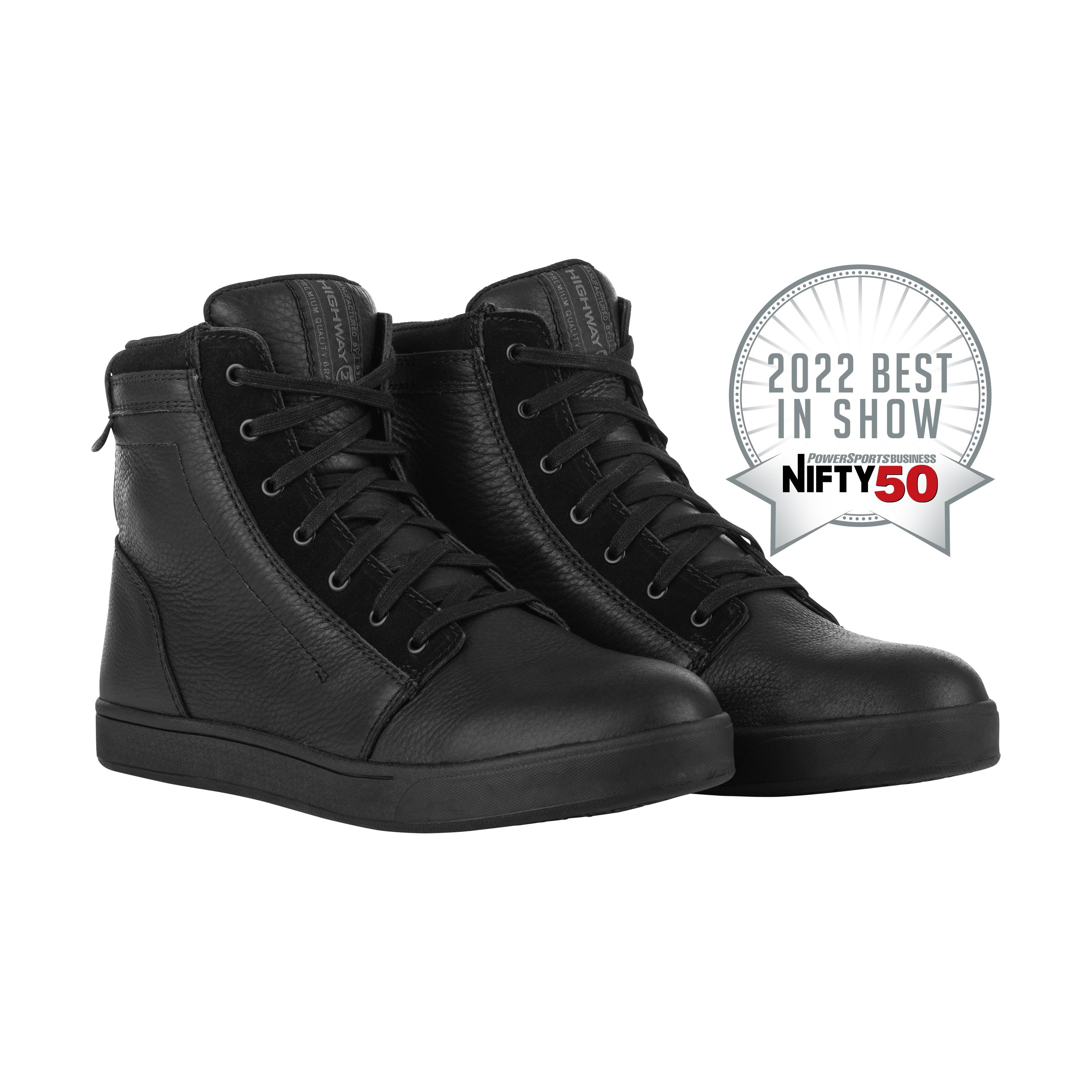 AXLE LEATHER WATERPROOF SHOES BLACK/BLACK SZ 05 - 361-99605