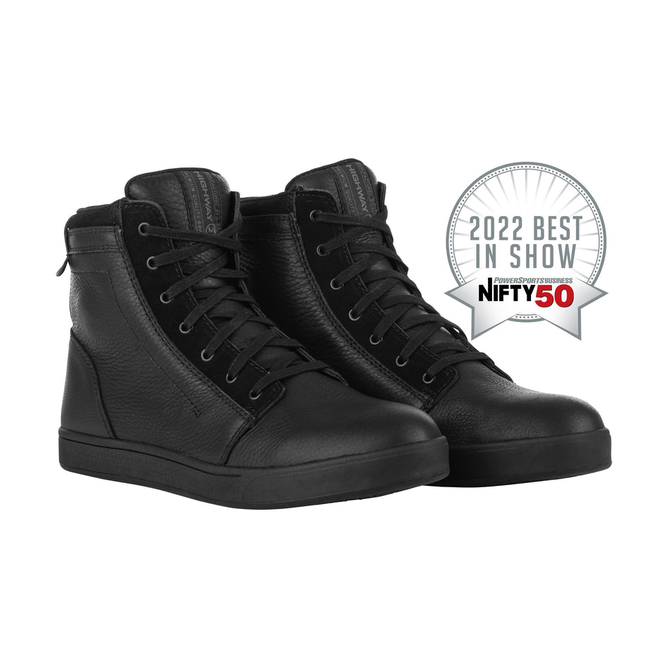 AXLE LEATHER WATERPROOF SHOES BLACK/BLACK SZ 05 - 361-99605