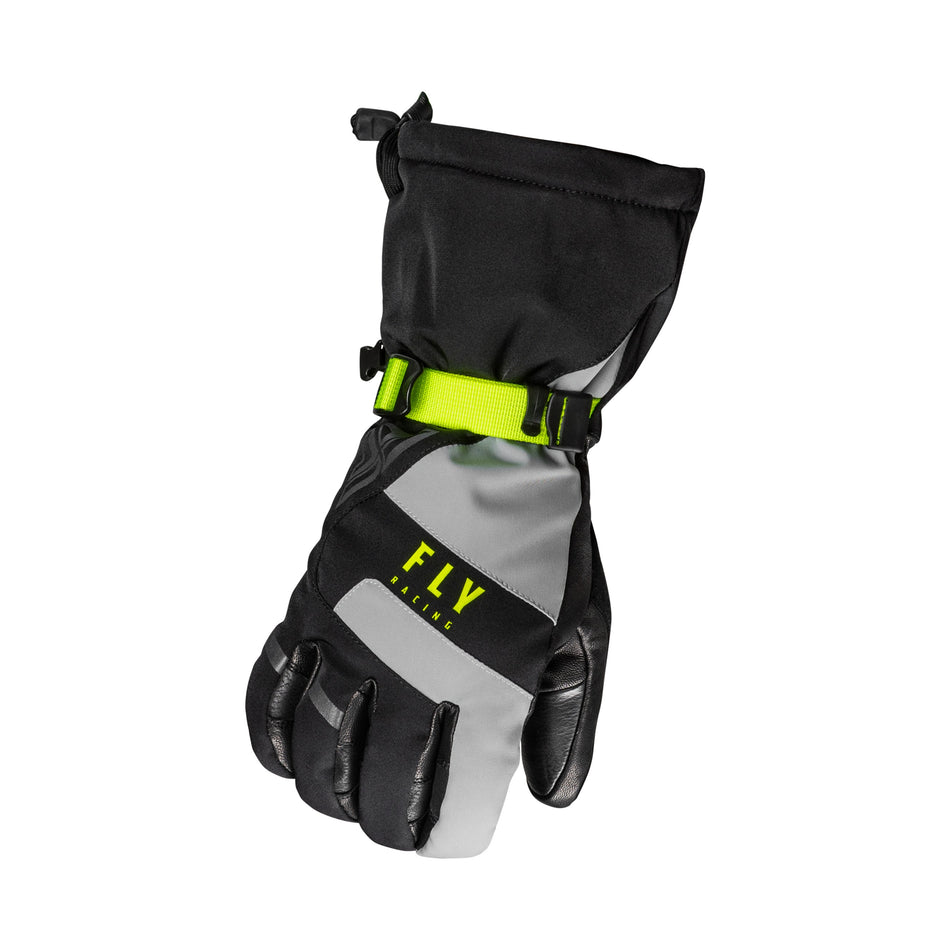 HIGHLAND GLOVES BLACK/GREY/HI-VIS SM - 363-3951S