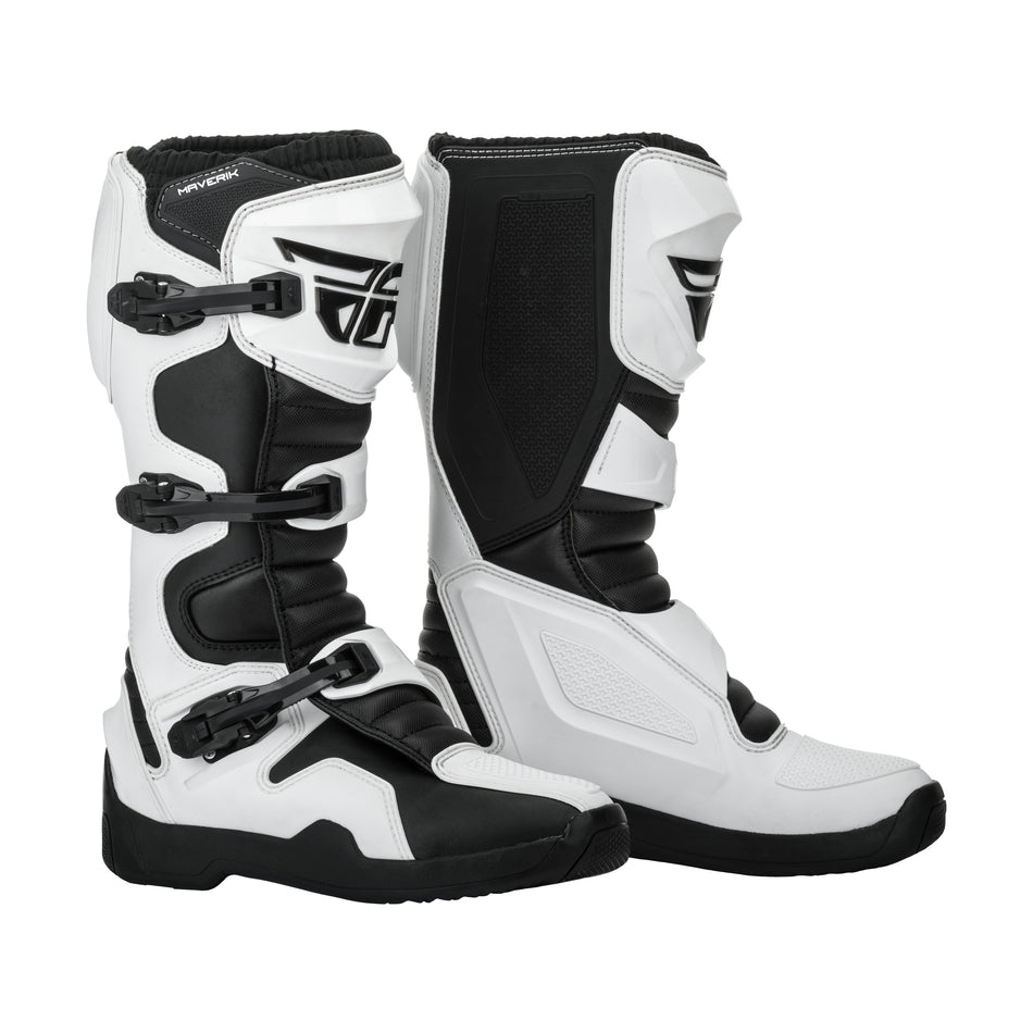 MAVERIK BOOTS WHITE/BLACK SZ 10 - 364-67510