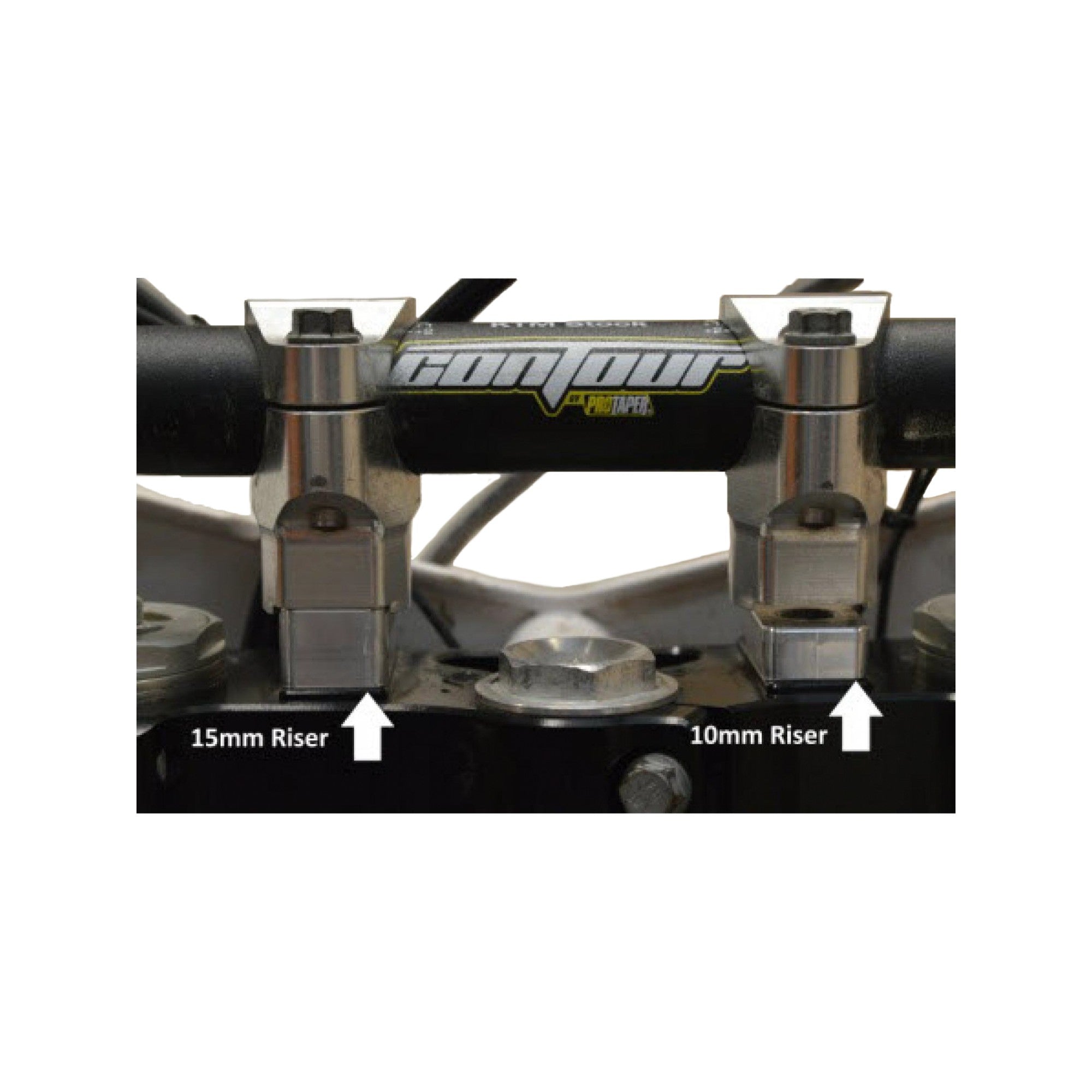 HANDLE BAR RISERS KTM/HUS RECTANGLE - 366-23002-1