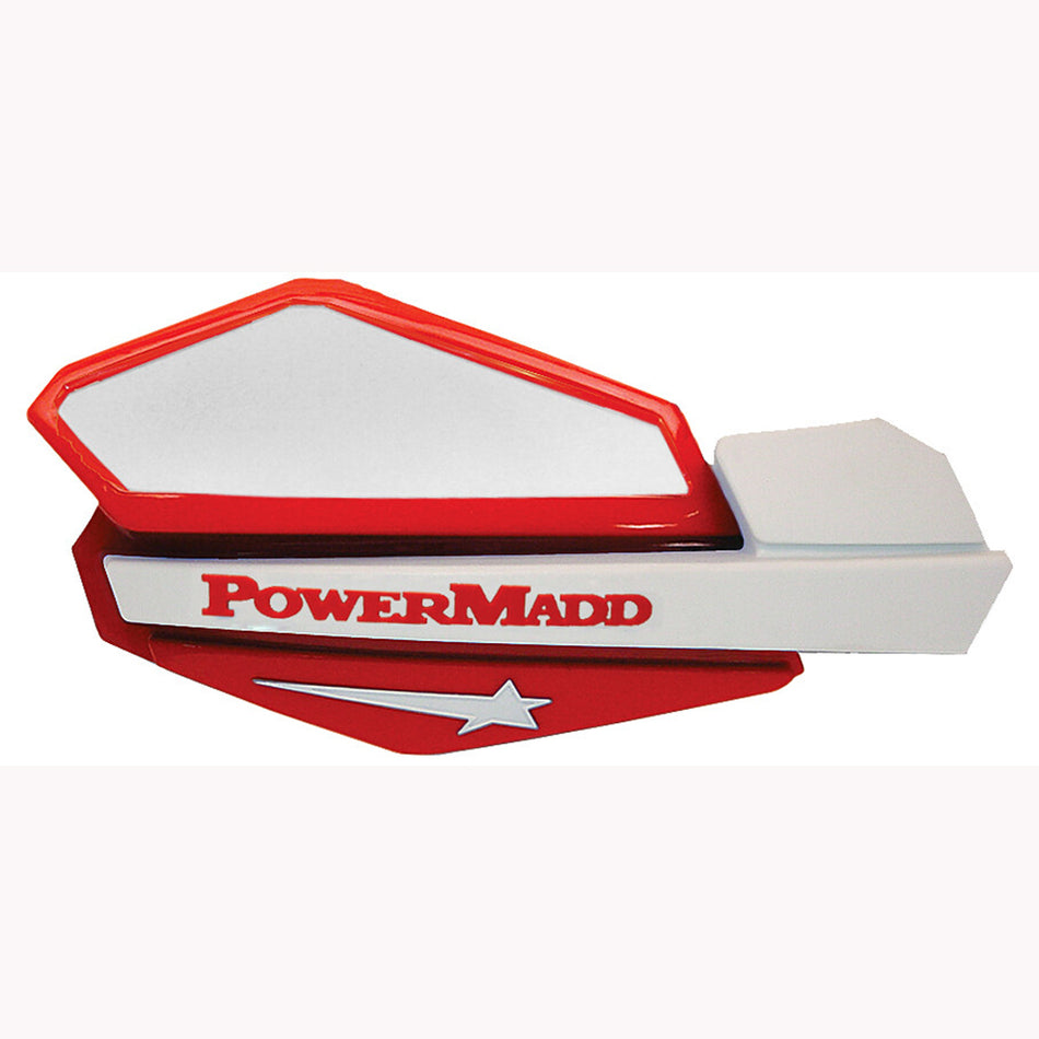 Powermadd Star Series Handguards Red/White - 18-95102