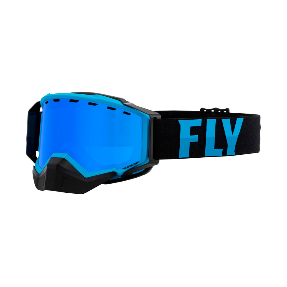 ZONE SNOW GOGGLE BLUE/BLACK W/ SKY BLUE MIRROR/BLUE LENS - 37-50252