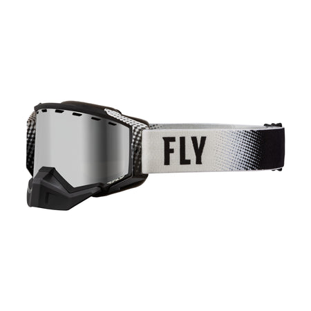 ZONE SNOW GOGGLE BLK/GREY W/ SILVER MIRROR/SMOKE LENS - 37-50262