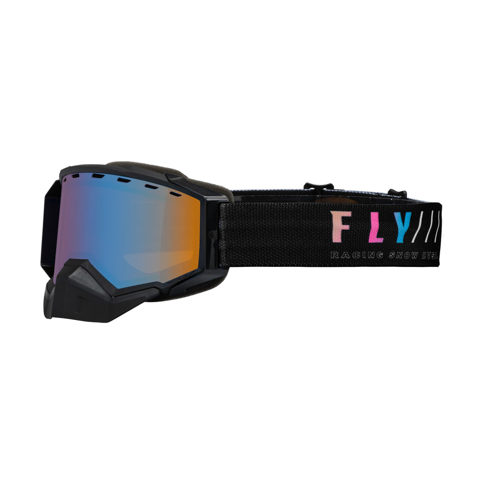 ZNE SNW S.E. GOGGLE BLK/SUNSET W/ SKY BLUE MIRROR/AMBER LENS - 37-50270