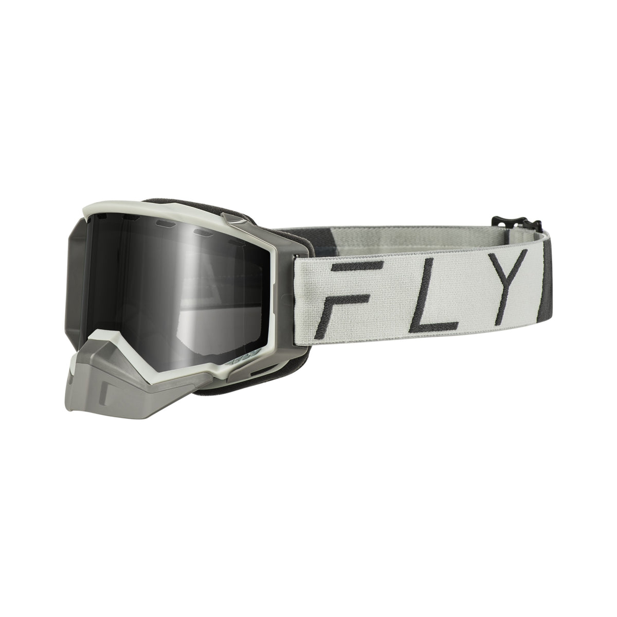 ZONE PRO SNOW GOGGLE GREY W/ SILVER MIR/PLRZD SMOKE LENS - 37-50343