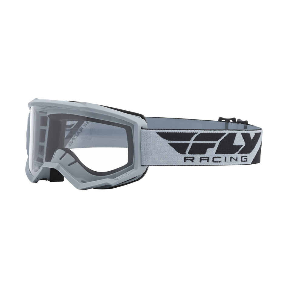 FOCUS GOGGLE GREY W/CLEAR LENS - 37-5105