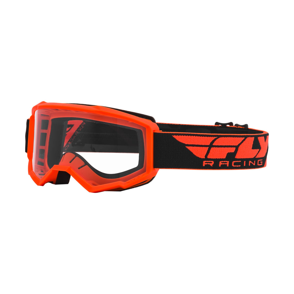 FOCUS GOGGLE ORANGE W/CLEAR LENS - 37-5108