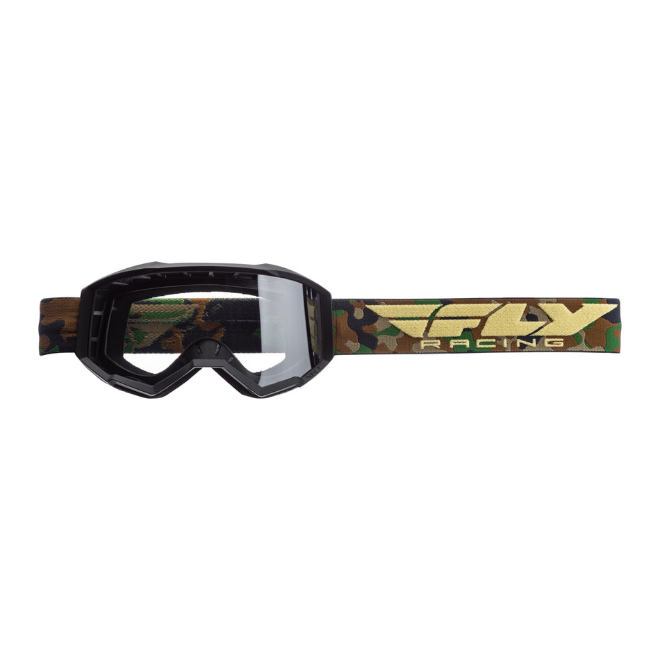 FOCUS GOGGLE CAMO W/CLEAR LENS - 37-5110-1