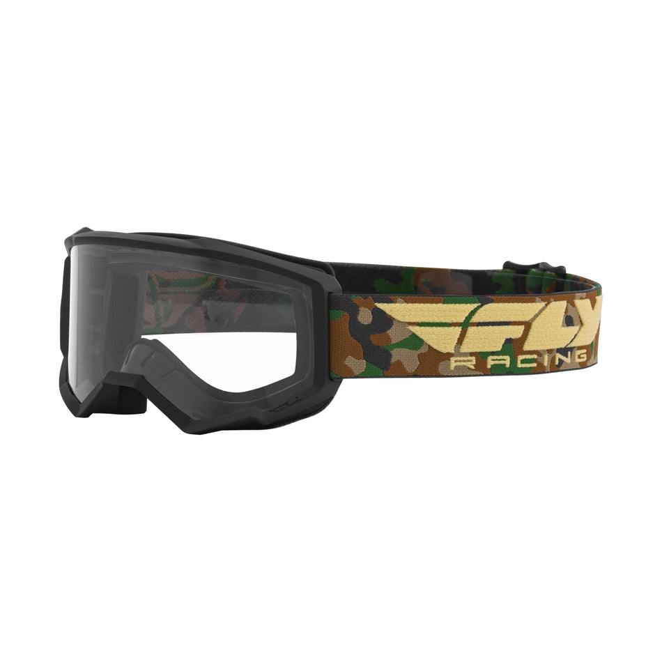 FOCUS GOGGLE CAMO W/CLEAR LENS - 37-5110
