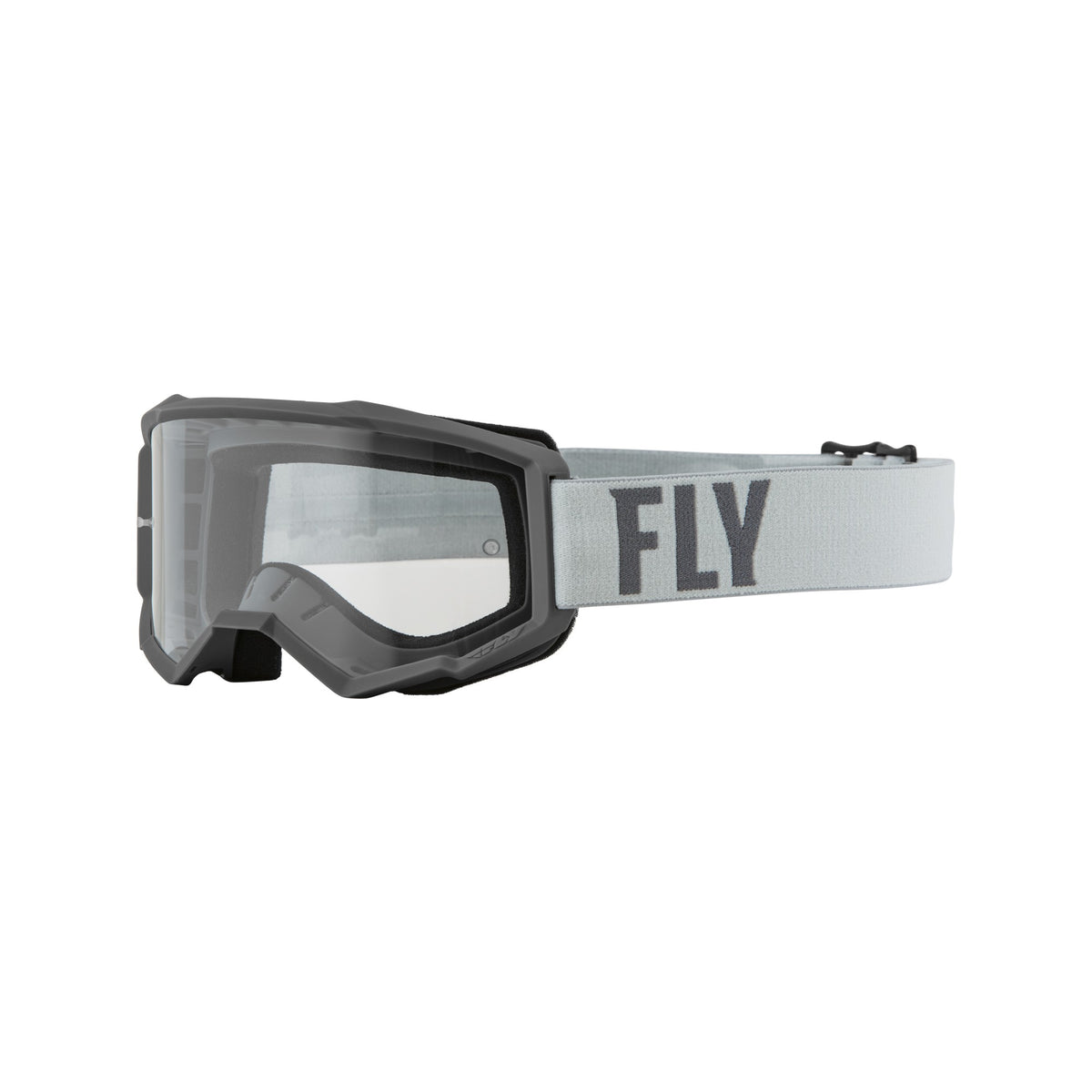 FOCUS GOGGLE GREY/DARK GREY W/ CLEAR LENS - 37-51134