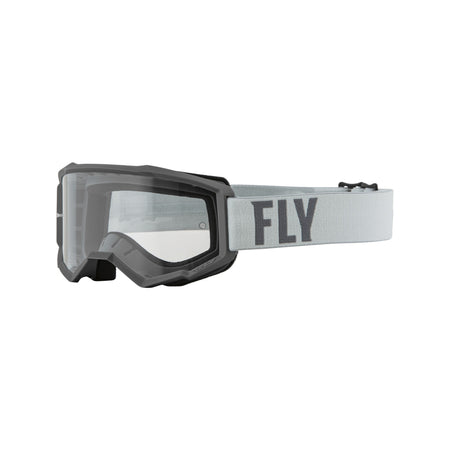 FOCUS GOGGLE GREY/DARK GREY W/ CLEAR LENS - 37-51134
