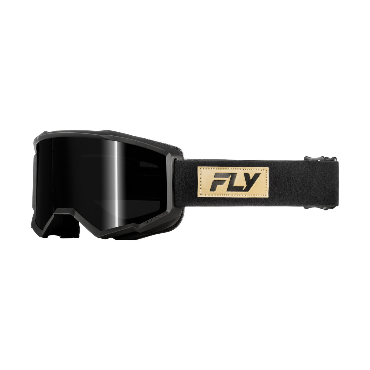 FOCUS SAND GOGGLE BLACK/TAN W/ DARK SMOKE LENS - 37-51140