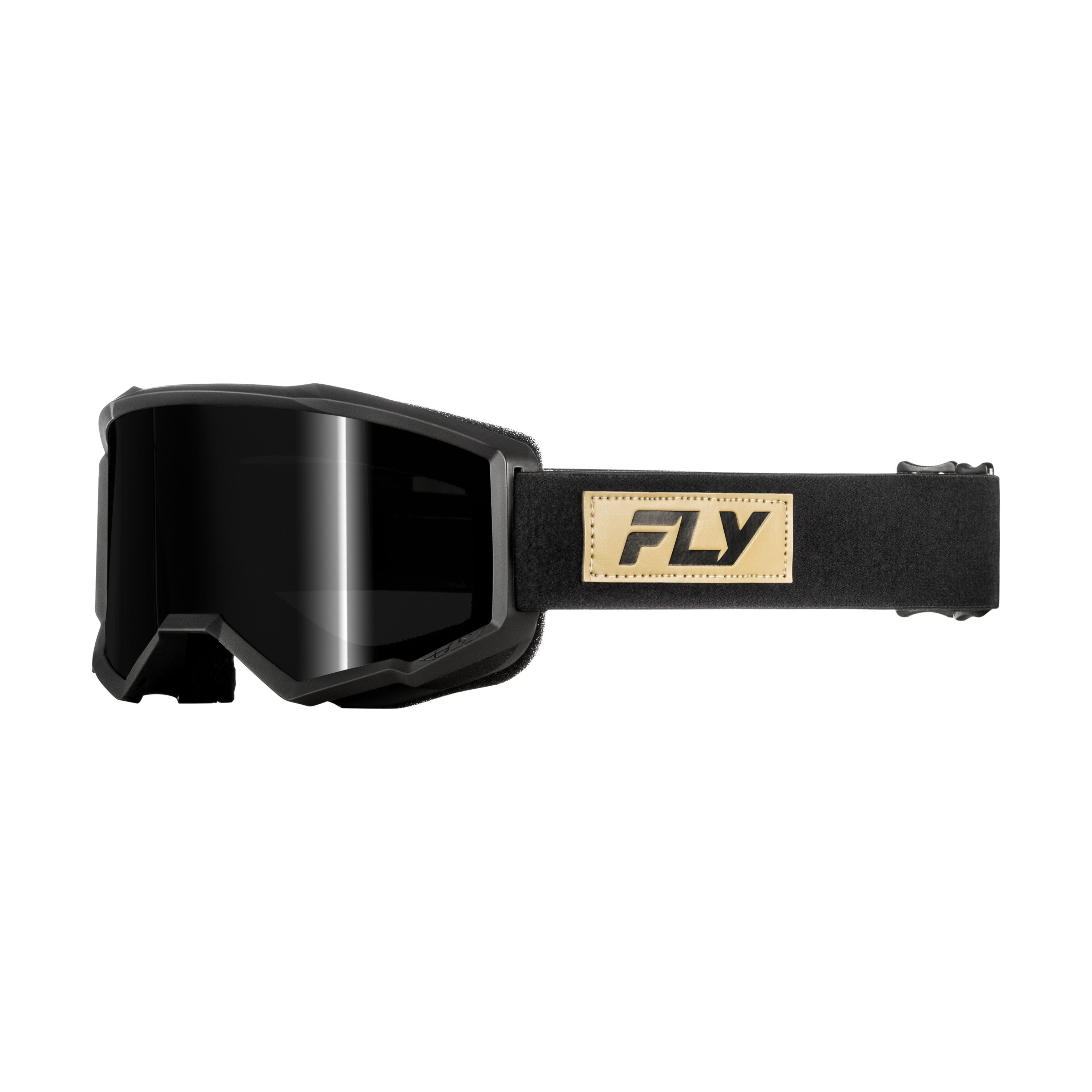FOCUS SAND GOGGLE BLACK/TAN W/ DARK SMOKE LENS - 37-51140