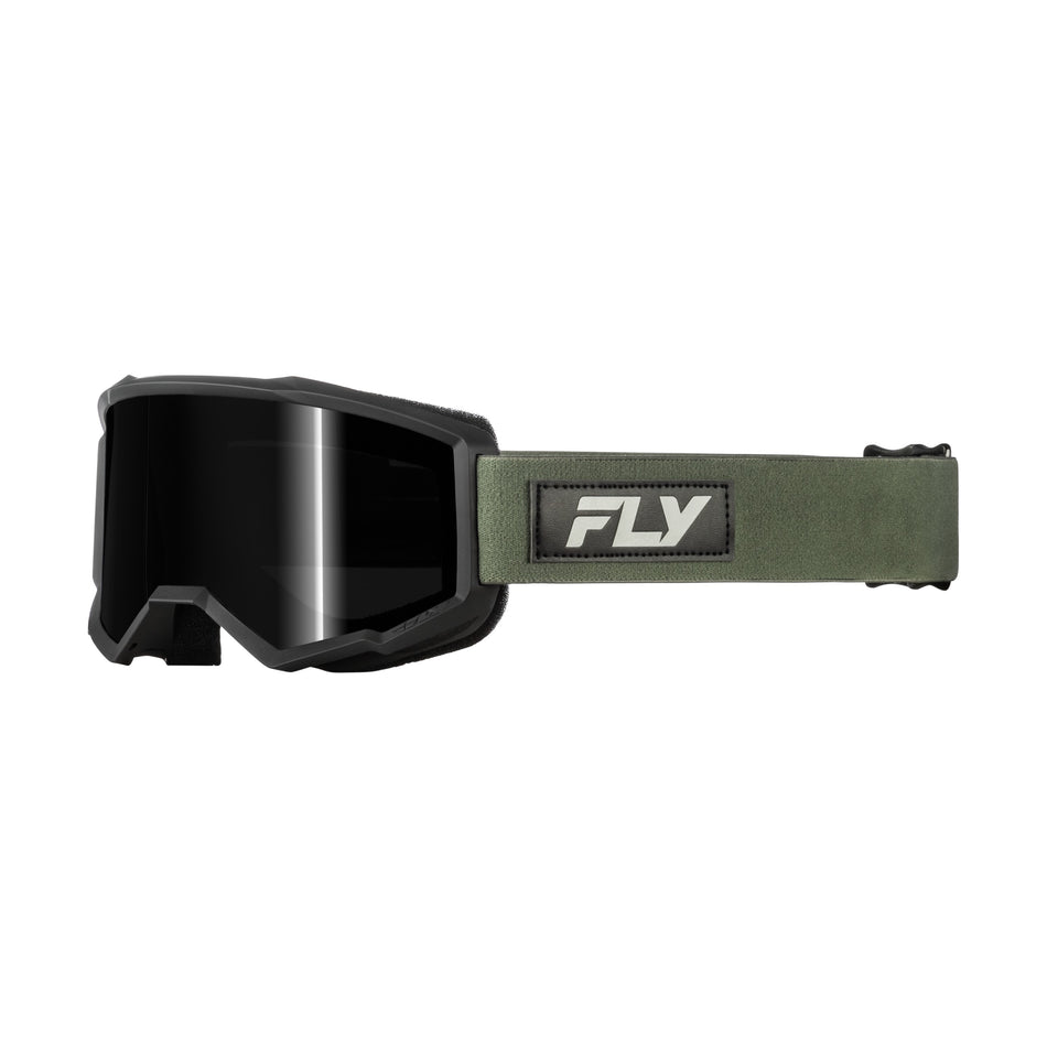 FOCUS SAND GOGGLE GREEN/BLACK W/ DARK SMOKE LENS - 37-51141