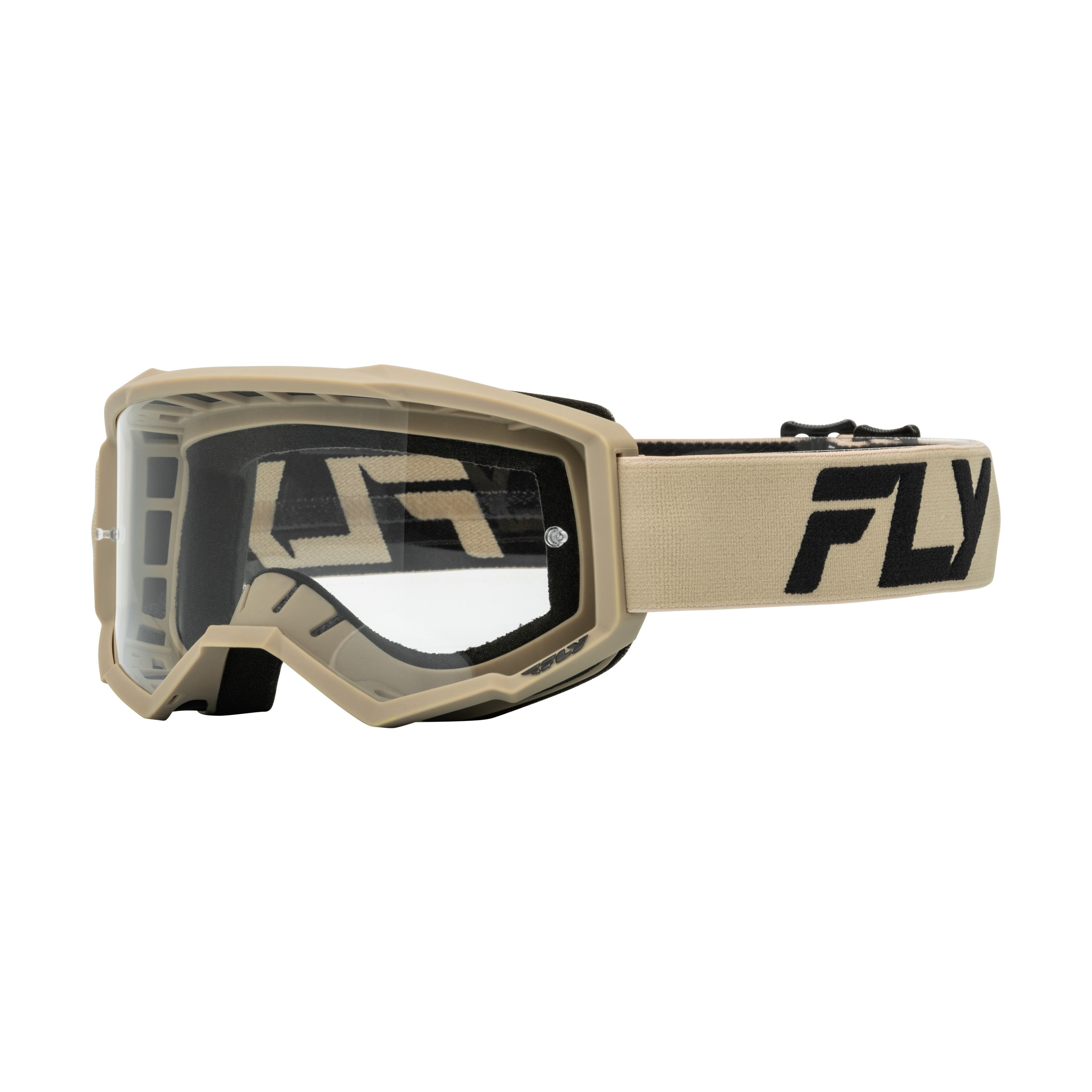 FOCUS GOGGLE KHAKI/BLACK W/ CLEAR LENS - 37-51155