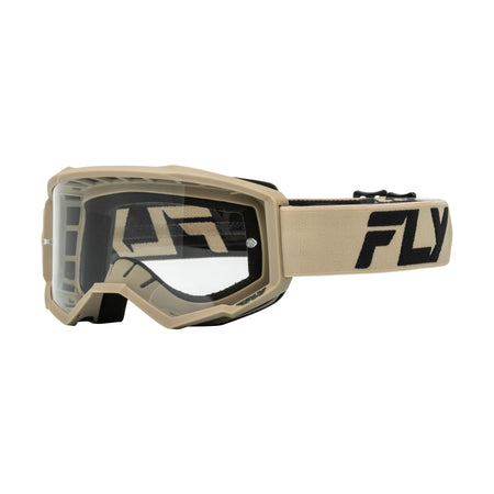 FOCUS GOGGLE KHAKI/BLACK W/ CLEAR LENS - 37-51155