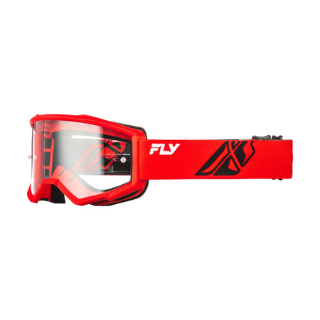 FOCUS GOGGLE RED/BLACK W/ CLEAR LENS - 37-51161