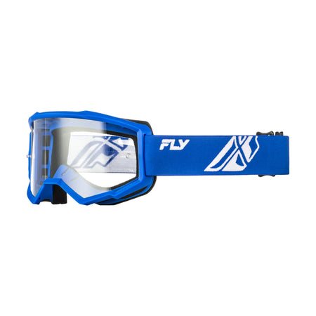 FOCUS GOGGLE BLUE/WHITE W/ CLEAR LENS - 37-51162