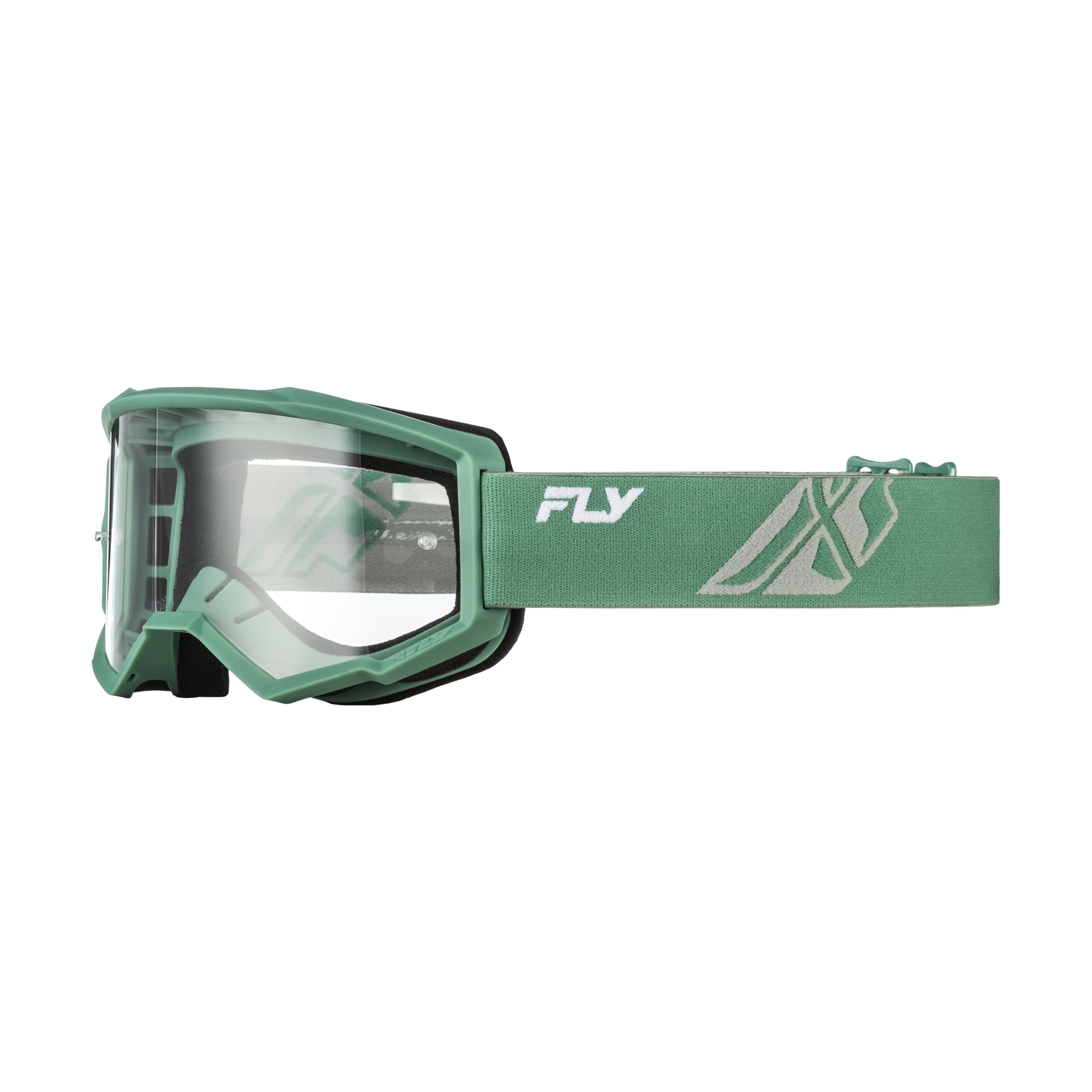 FOCUS GOGGLE OLIVE/GREY W/ CLEAR LENS - 37-51163