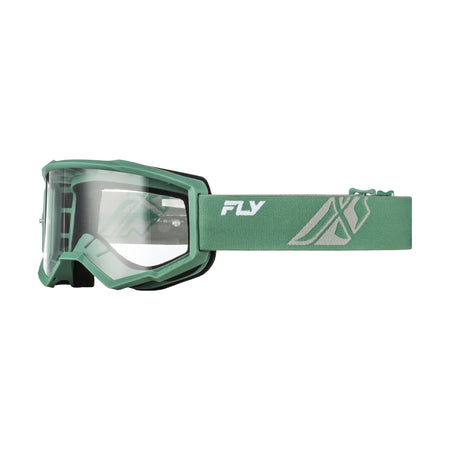 YOUTH FOCUS GOGGLE OLIVE/GREY W/ CLEAR LENS - 37-51163Y