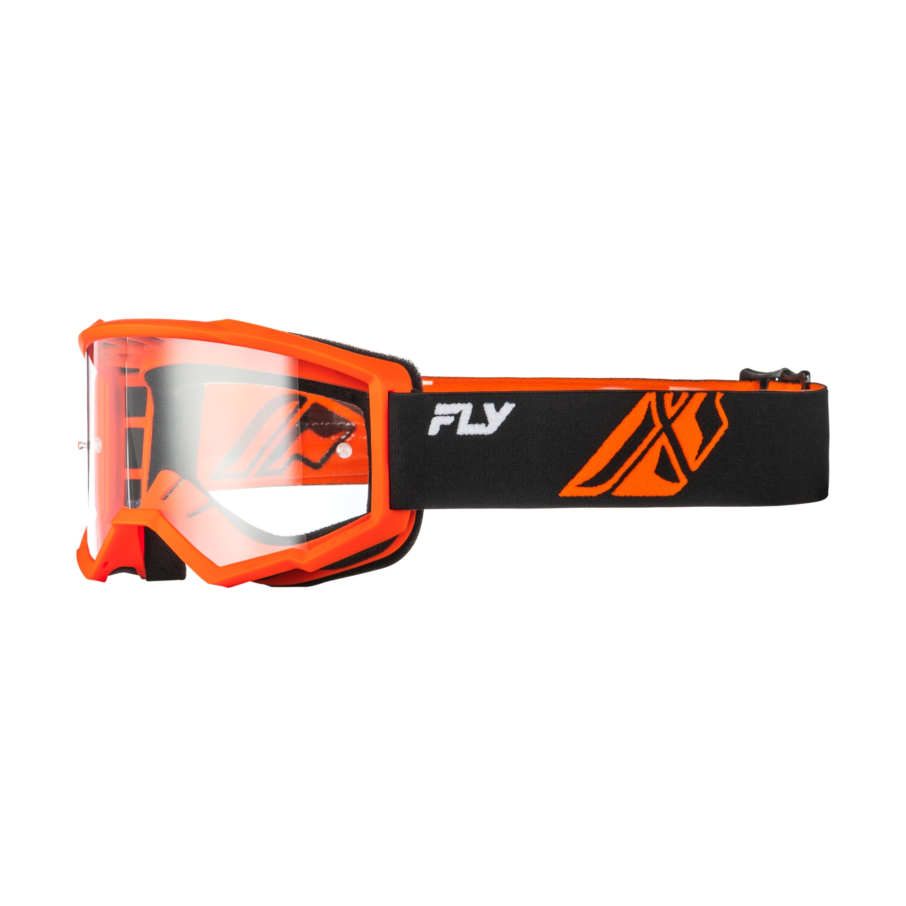 YOUTH FOCUS GOGGLE BLK/ORANGE W/ CLEAR LENS - 37-51164Y