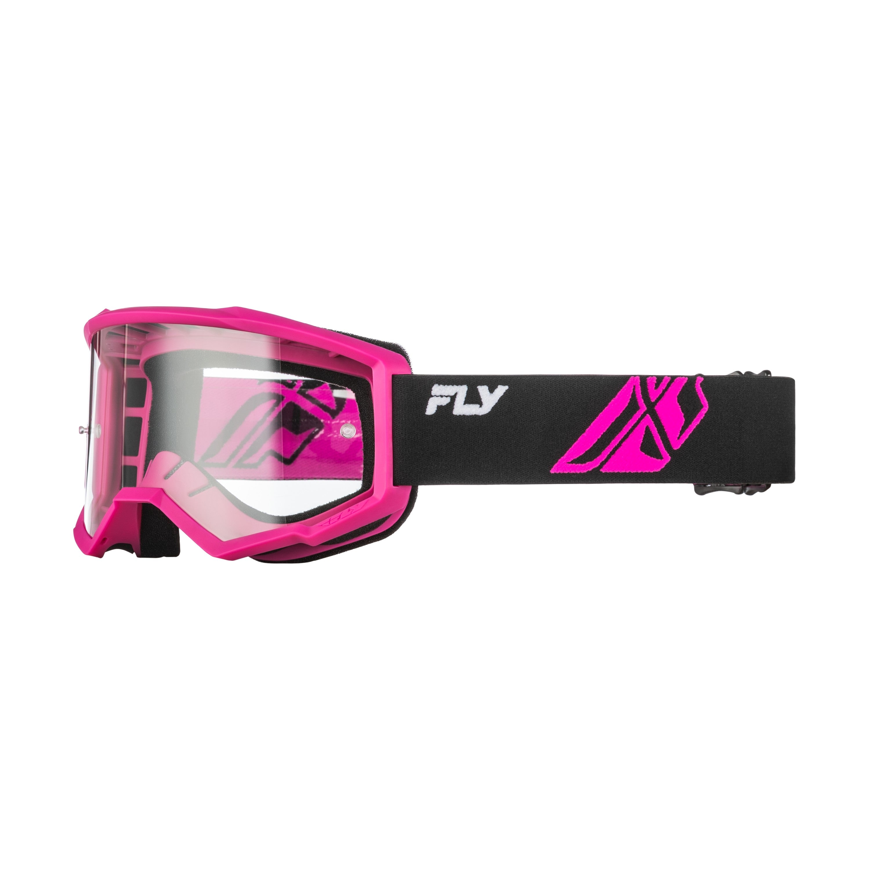 FOCUS GOGGLE BLACK/PINK W/ CLEAR LENS - 37-51167