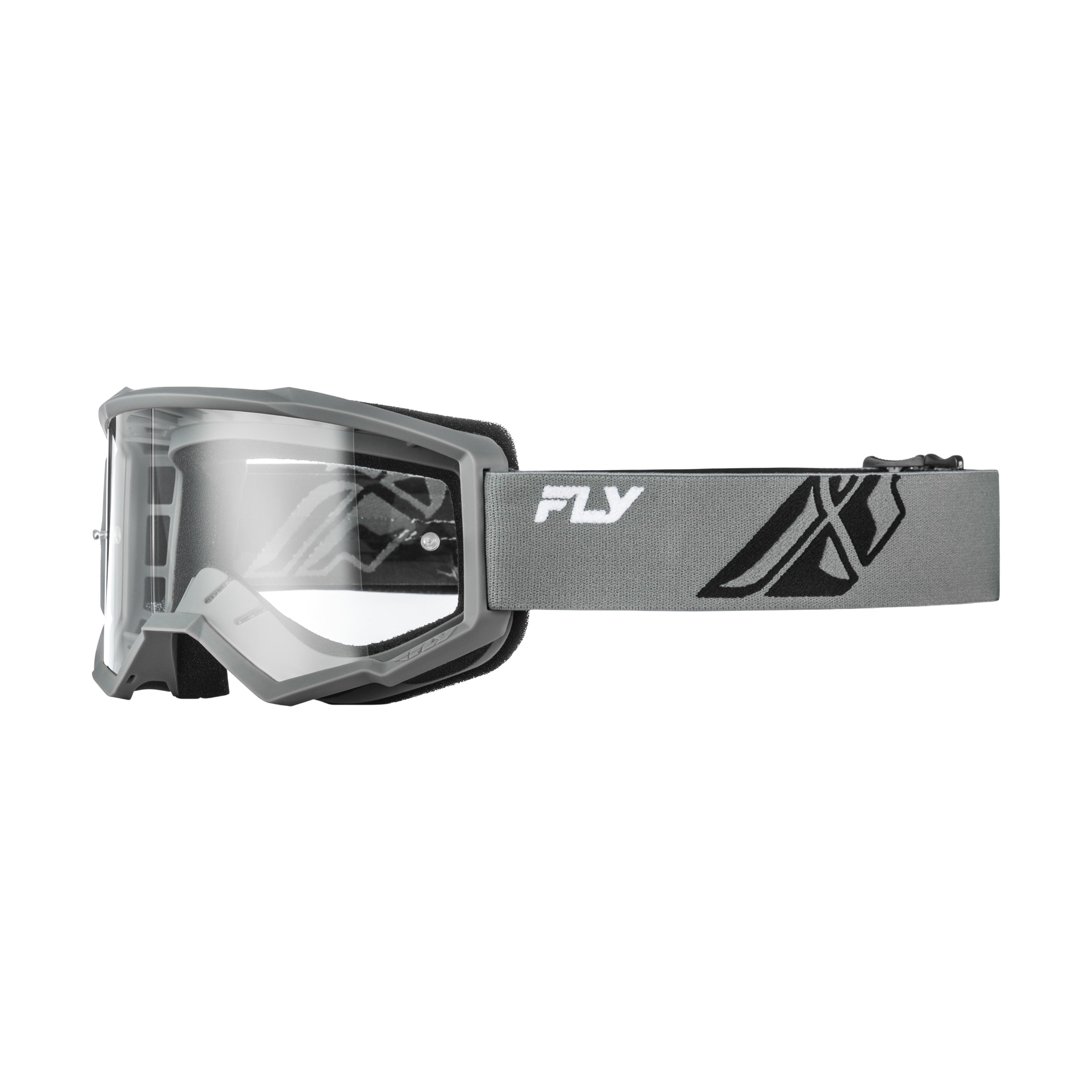 YOUTH FOCUS GOGGLE GREY/BLACK W/ CLEAR LENS - 37-51168Y