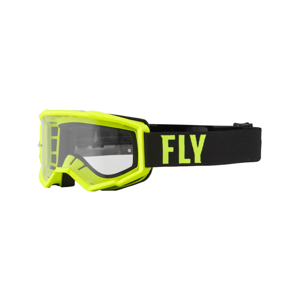 YOUTH FOCUS GOGGLE HI-VIS/BLK W/ CLEAR LENS - 37-51326