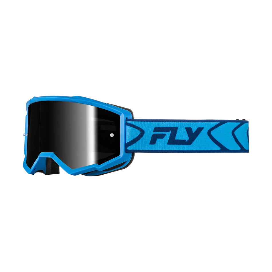 ZONE GOGGLE BLUE/NAVY W/ BLACK MIRROR/SMOKE LENS - 37-51535