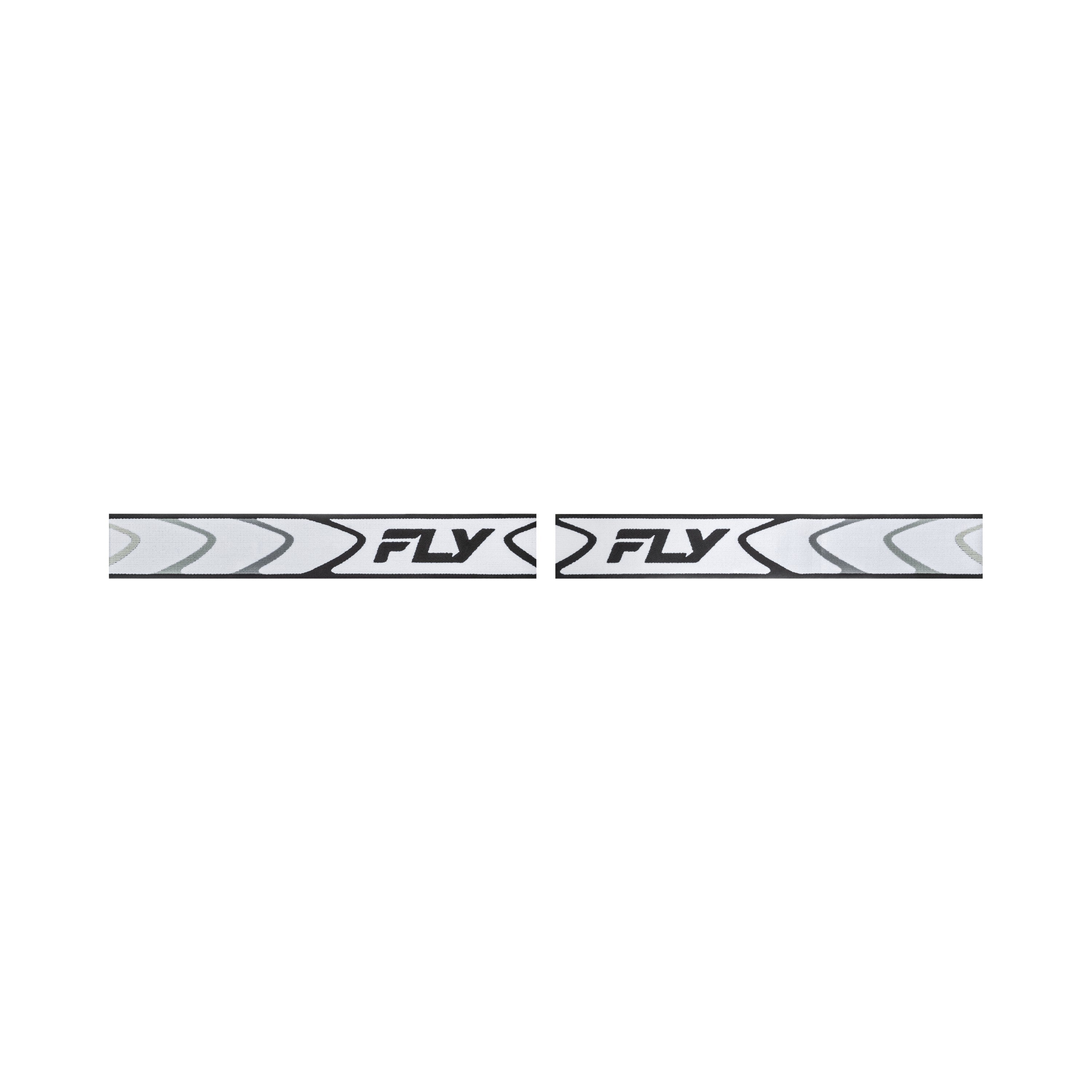 ZONE GOGGLE WHITE/BLACK W/DARK SMOKE HYDROPHOC LENS - 37-51539-1