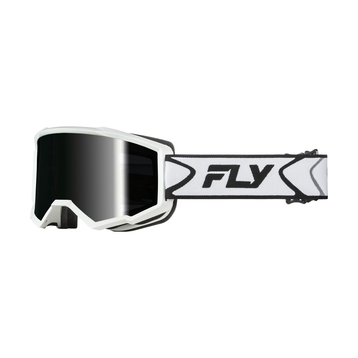 ZONE GOGGLE WHITE/BLACK W/DARK SMOKE HYDROPHOC LENS - 37-51539