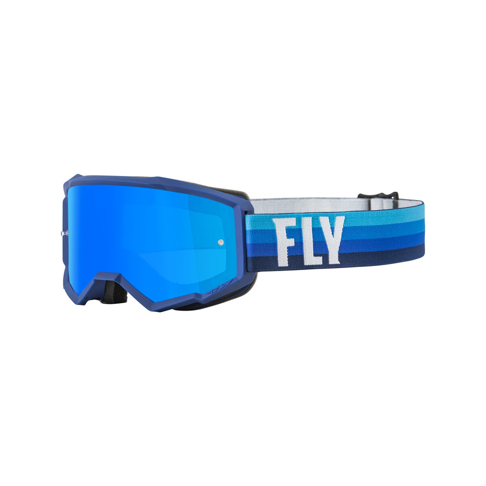 YOUTH ZONE GOGGLE BLACK/BLUE W/ SKY BLUE MIRROR/SMOKE LENS - 37-51710