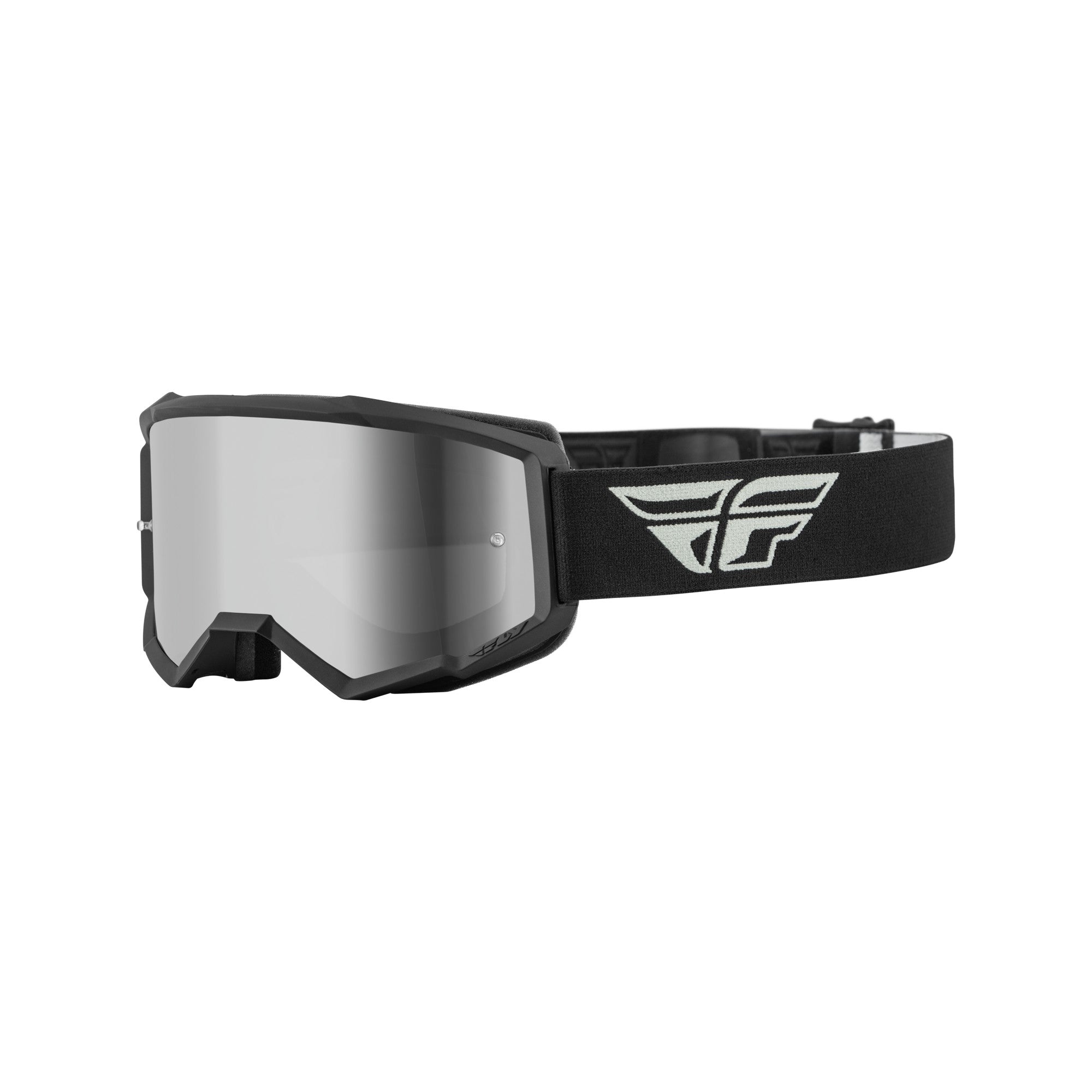 YOUTH ZONE GOGGLE GREY/BLACK W/ SILVER MIRROR/SMOKE LENS - 37-51713