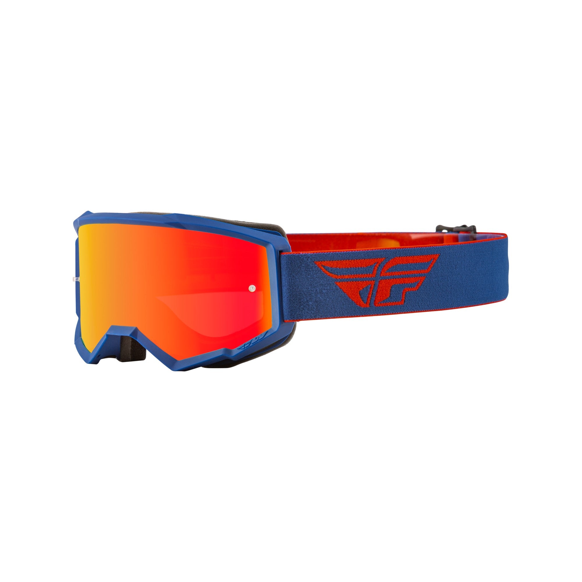 YOUTH ZONE GOGGLE RED/NAVY W/ RED MIRROR/AMBER LENS - 37-51718