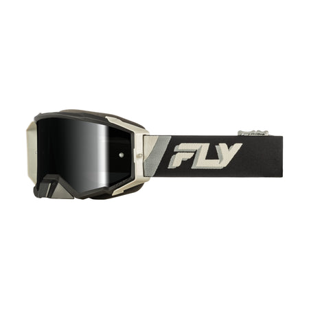 ZONE ELITE GOGGLE BLACK/GREY W/ BLACK MIRROR/SMOKE LENS - 37-51912
